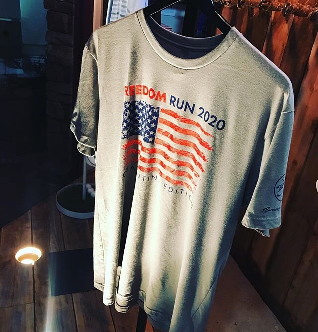 Last day to come down to Barrels &amp; Birdies and sign up for the 14th Annual Freedom Run at the Ranch... Gone Virtual for 2020... we&rsquo;ll be here 10:30 - 5... don&rsquo;t miss this great event!  @freedomrunladera #barrelsandbirdiesstore #4thofjuly #freedomrun2020